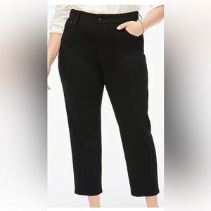 J. Crew factory 8 petite curvy, straight women’s Black crop Jeans